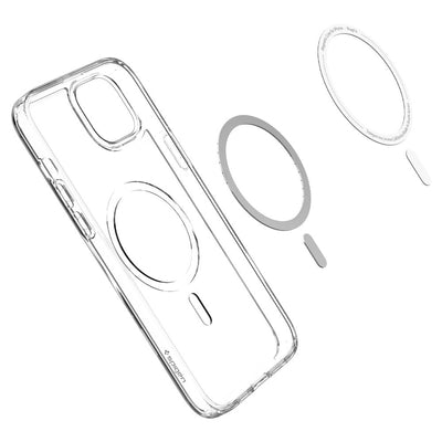 Spigen Ultra Hybrid Mag Case with MagSafe for iPhone 14 - Clear/White