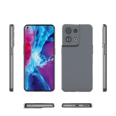 Ultra Clear 0.5mm case for Oppo Reno 8 thin cover transparent — Hurtel