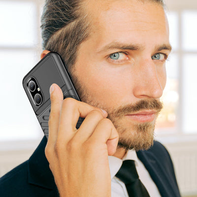 Thunder Case Xiaomi Poco M4 5G silicone armor case black — Hurtel