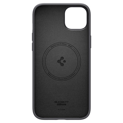 Spigen Silicone Fit Mag Case with MagSafe for iPhone 14 Plus - Black