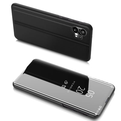 Clear View Case case for Nothing Phone 1 flip case black — Hurtel