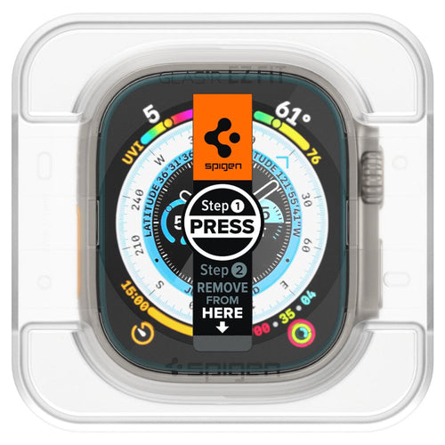 Spigen Glas.tR EZ Fit tempered glass for Apple Watch Ultra / Ultra 2 (49 mm) - 2 pcs.
