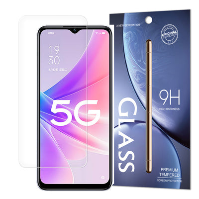Tempered Glass Oppo A77 4G / A57 4G / A57s / A57e 9H hardness (packaging - case) — Hurtel