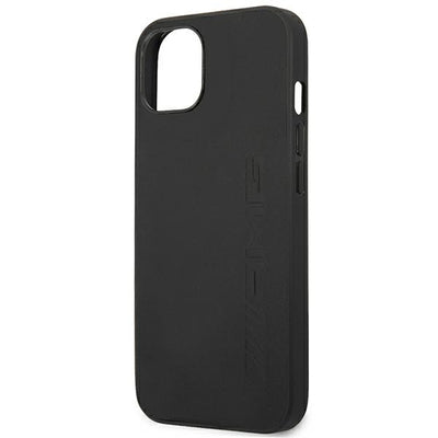 AMG AMHCP14SDOLBK iPhone 14 6.1 "black / black hardcase Leather Hot Stamped — Mercedes