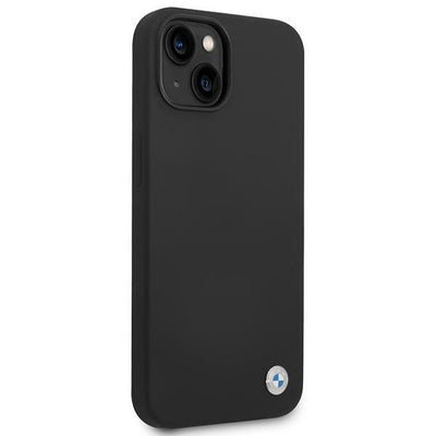 Case BMW BMHCP14MSILBK iPhone 14 Plus 6.7" black/black Silicone Metal Logo
