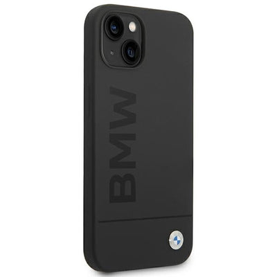 Case BMW BMHMP14MSLBLBK iPhone 14 Plus 6.7 "black / black hardcase Silicone Signature Logo Magsafe