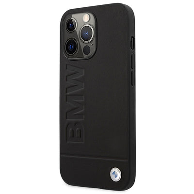BMW Signature Logo Imprint MagSafe Case for iPhone 14 Pro Max - Black