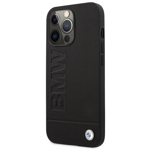 BMW Signature Logo Imprint MagSafe Case for iPhone 14 Pro Max - Black
