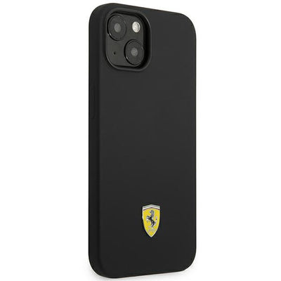 Ferrari FEHCP14MSIBBK iPhone 14 Plus 6.7" black/black hardcase Silicone Metal Logo