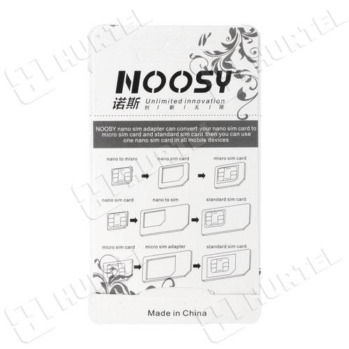 Noosa SIM Card Adapter Set + Key - White — Hurtel
