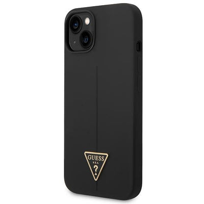 Guess GUHCP14MSLTGK iPhone 14 Plus 6.7" black/black hardcase Silicone Triangle