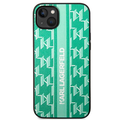 Karl Lagerfeld KLHCP14MPGKLSKN iPhone 14 Plus 6.7 "hardcase green / green Monogram Stripe