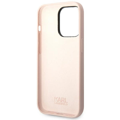 Karl Lagerfeld KLHCP14XSLCTPI iPhone 14 Pro Max 6.7 "hardcase light pink / light pink Silicone Choupette Body