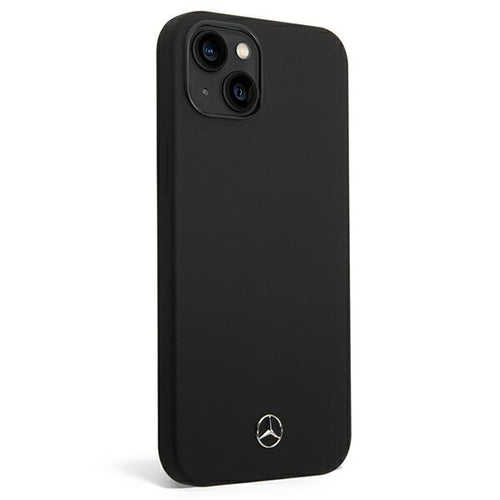 Mercedes Silicone Line case for iPhone 14 Plus - black