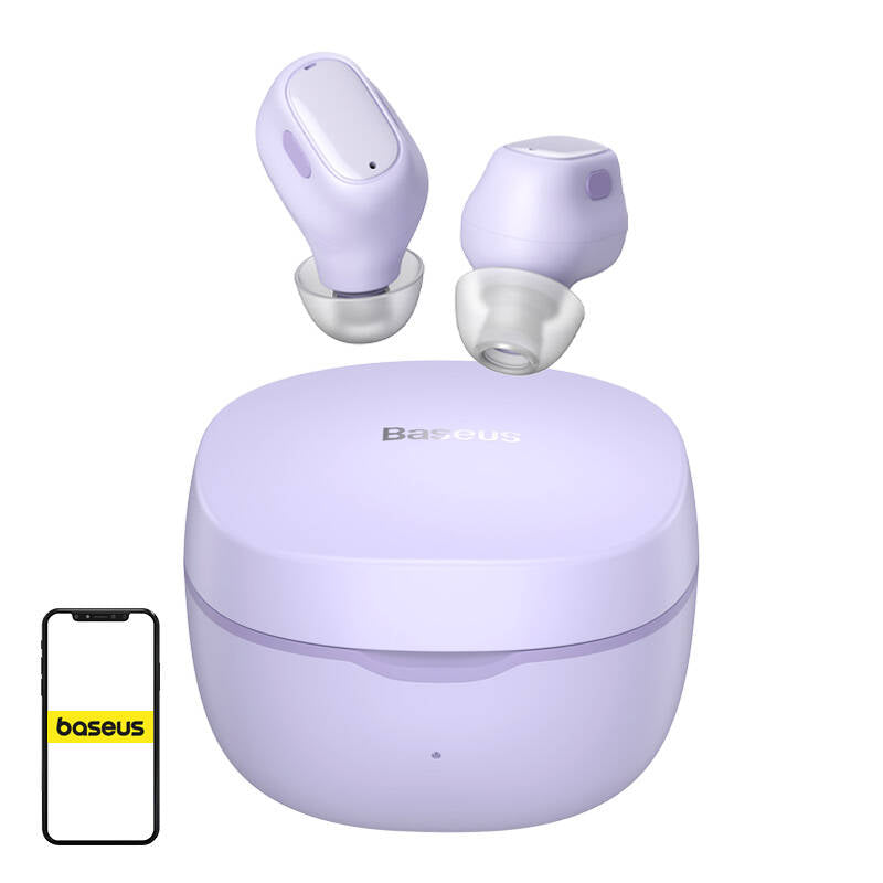 Wireless Earphones Baseus Bowie WM01(Purple) - Image 1
