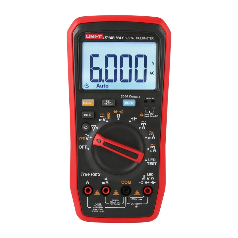 Uni-T True RMS UT18B MAX Digital Multimeter - Image 1