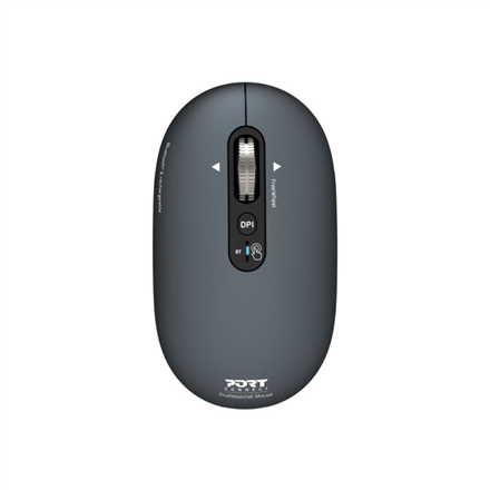 PORT CONNECT Mouse | PURE MAC | Wireless | Bluetooth | Gray