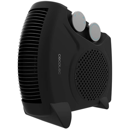 Cecotec ReadyWarm 2000 Max Dual Black | Fan heater | 2000 W | Number of power levels 3 | Suitable for rooms up to 20 m²