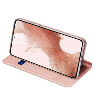 Dux Ducis Skin Pro case for Samsung Galaxy S23+ flip cover card wallet stand pink