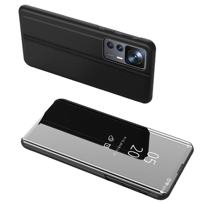 Clear View Case case for Xiaomi 12T Pro / Xiaomi 12T flip cover black — Hurtel