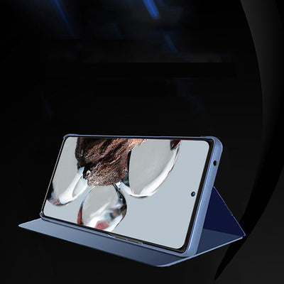 Clear View Case case for Xiaomi 12T Pro / Xiaomi 12T flip cover black — Hurtel