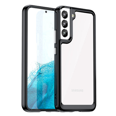 Outer Space Case for Samsung Galaxy S23+ cover with a flexible frame black — Hurtel