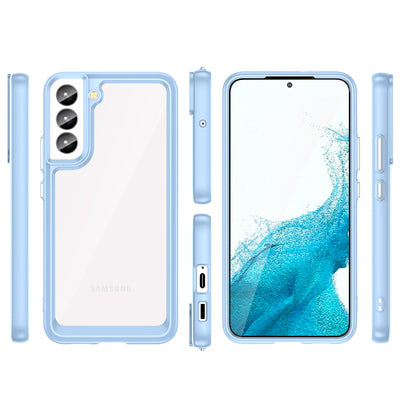 Outer Space Case for Samsung Galaxy S23 cover with a flexible frame blue — Hurtel