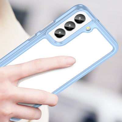 Outer Space Case for Samsung Galaxy S23 cover with a flexible frame blue — Hurtel