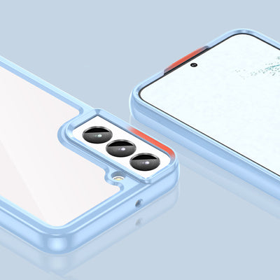 Outer Space Case for Samsung Galaxy S23 cover with a flexible frame blue — Hurtel