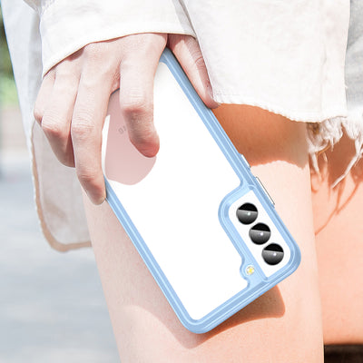 Outer Space Case for Samsung Galaxy S23 cover with a flexible frame blue — Hurtel