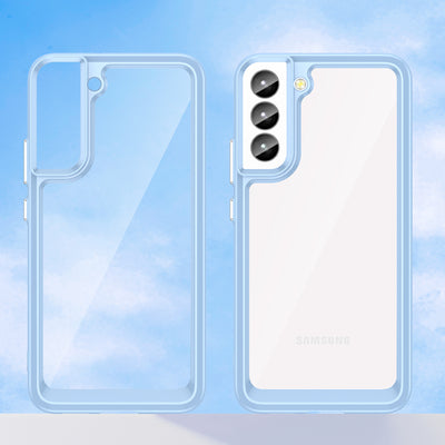 Outer Space Case for Samsung Galaxy S23 cover with a flexible frame blue — Hurtel