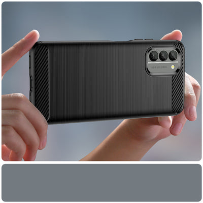 Carbon Case cover for Nokia G400 flexible silicone carbon cover black — Hurtel