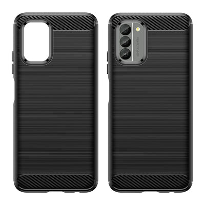 Carbon Case cover for Nokia G400 flexible silicone carbon cover black — Hurtel