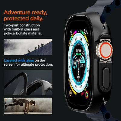 Spigen Thin Fit 360 Case for Apple Watch Ultra (49mm) - Black