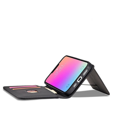 Magnet Card Case for Samsung Galaxy S23+ flip cover wallet stand black — Hurtel