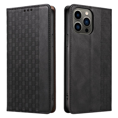 Magnet Strap Case for Samsung Galaxy S23+ Flip Wallet Mini Lanyard Stand Black — Hurtel