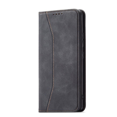 Magnet Fancy Case for Samsung Galaxy S23+ flip cover wallet stand black — Hurtel
