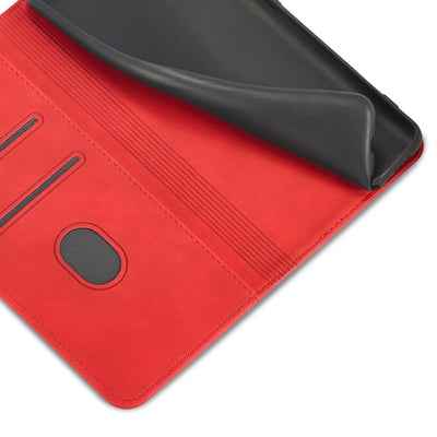 Magnet Fancy Case for Samsung Galaxy S23+ flip cover wallet stand red — Hurtel