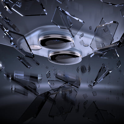 Baseus tempered glass for iPhone 14 / iPhone 14 Plus camera lenses transparent + cleaning kit