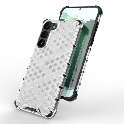 Honeycomb case for Samsung Galaxy S23+ armored hybrid cover blue — Hurtel