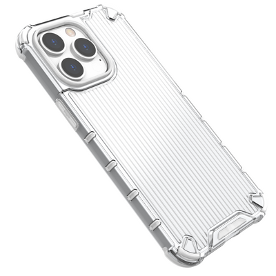 Ombre Protect Case for iPhone 14 Pro armored cover pink and blue — Hurtel