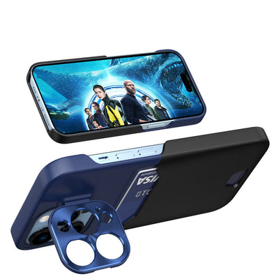 Leather Stand Case for Samsung Galaxy S23 cover card wallet with stand blue — Hurtel