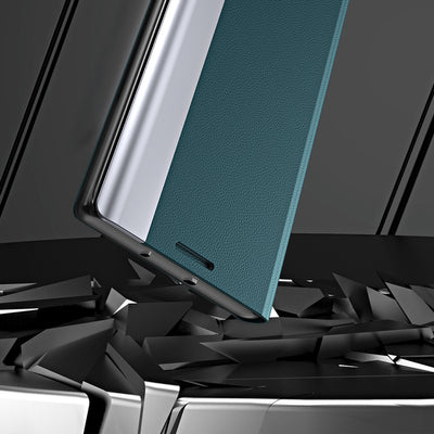 Sleep Case Pro case for Samsung Galaxy S23+ with flip stand blue — Hurtel