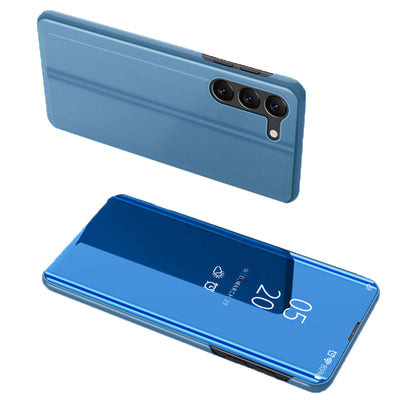 Clear View Case cover for Samsung Galaxy S23+ flip cover blue — Hurtel