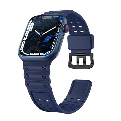 Strap Triple Protection for Apple Watch 38 / 40 / 41 mm band bracelet - navy blue — Hurtel