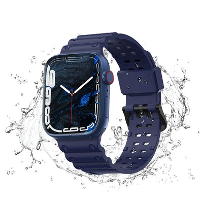 Strap Triple Protection for Apple Watch 38 / 40 / 41 mm band bracelet - navy blue — Hurtel