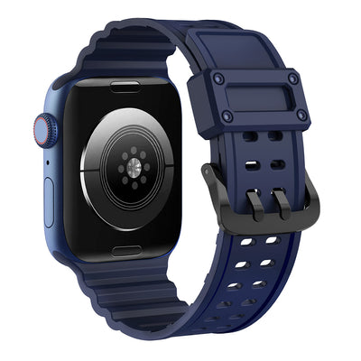 Strap Triple Protection for Apple Watch 38 / 40 / 41 mm band bracelet - navy blue — Hurtel