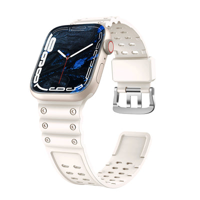 Strap Triple Protection for Apple Watch 38 / 40 / 41 mm band bracelet - beige — Hurtel