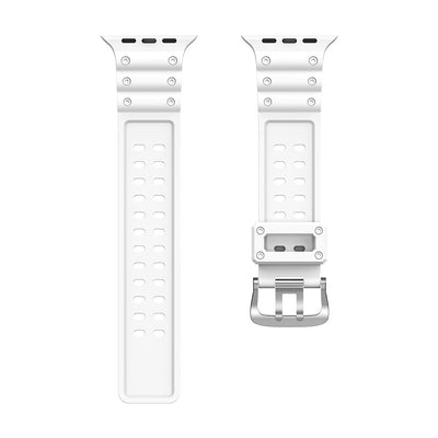 Strap Triple Protection for Apple Watch 38 / 40 / 41 mm band bracelet - white — Hurtel