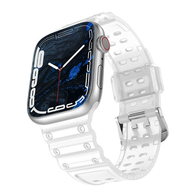 Strap Triple Protection for Apple Watch 38 / 40 / 41 mm band bracelet - transparent — Hurtel